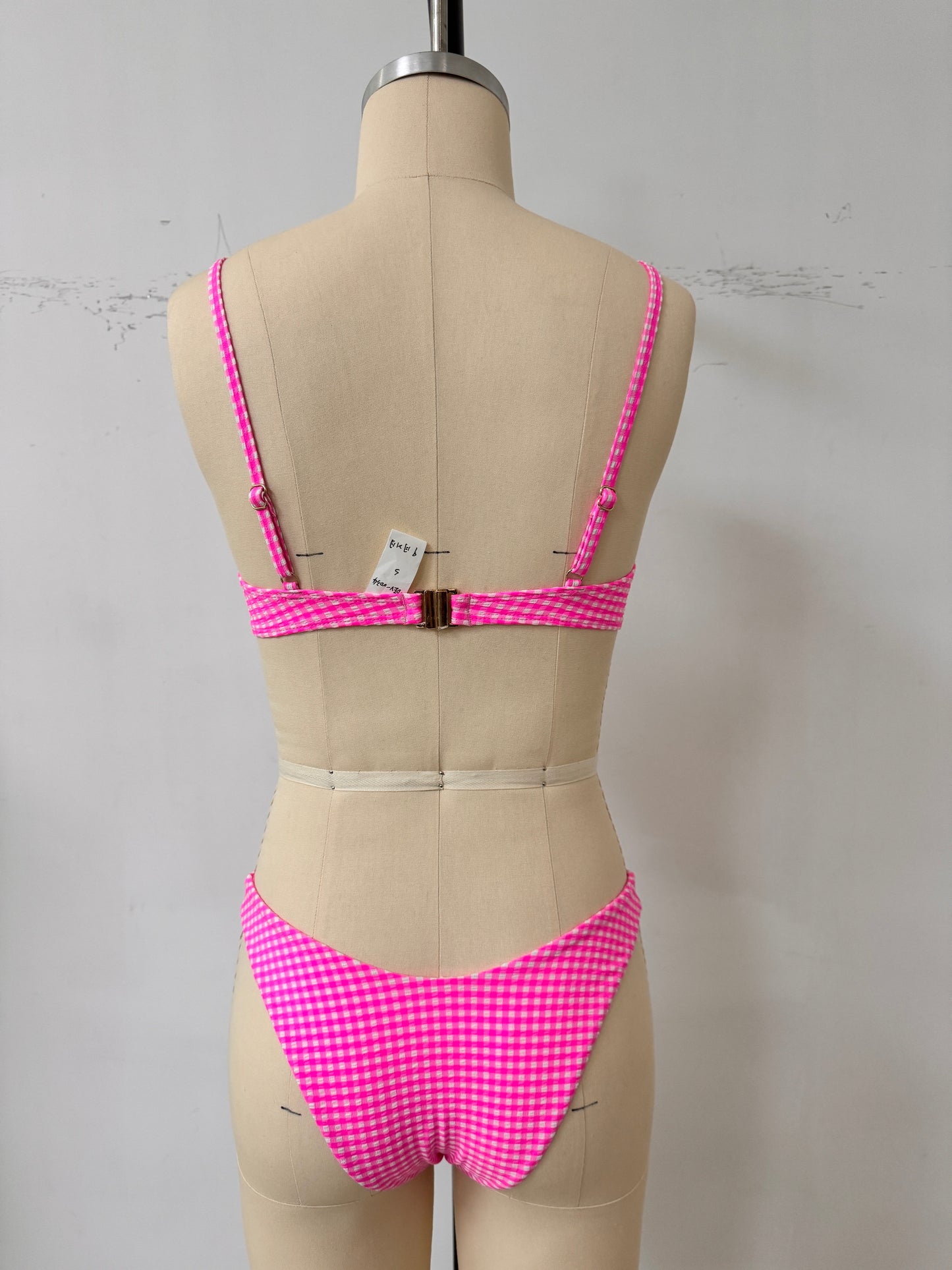 Pink Gingham Bikini