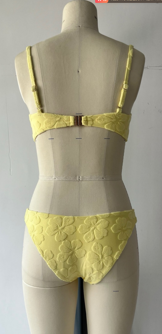 Yellow Tank Bikini Set