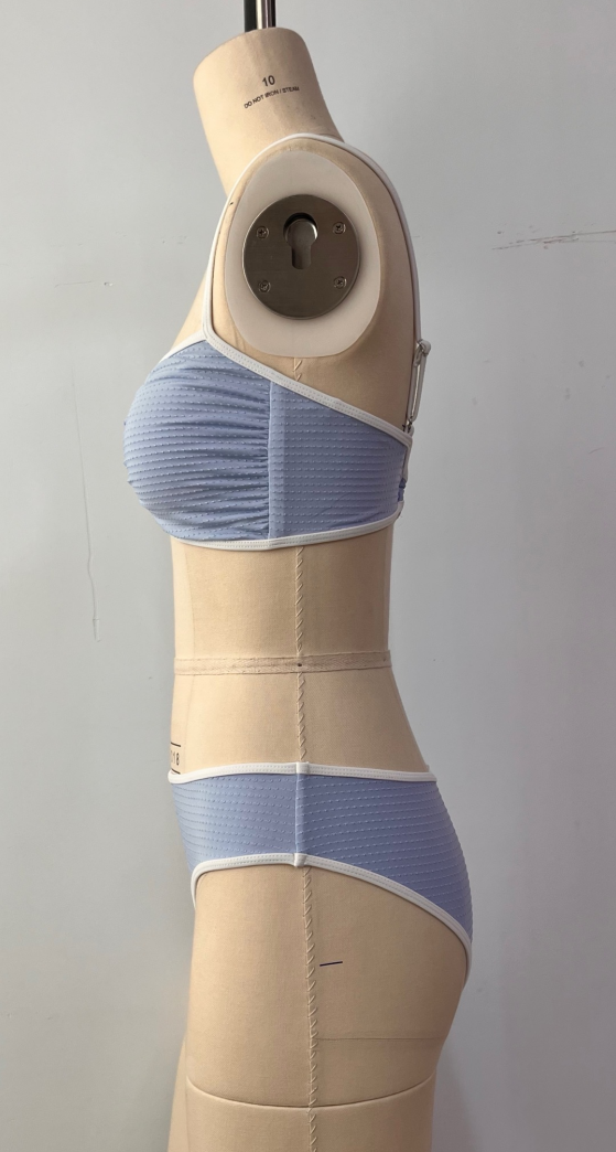 stunning light blue bikini