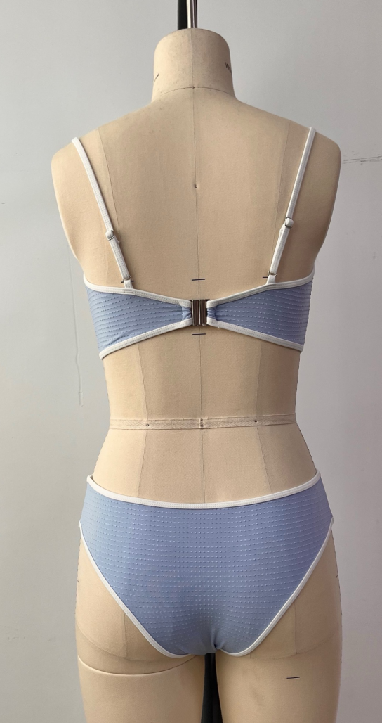 stunning light blue bikini