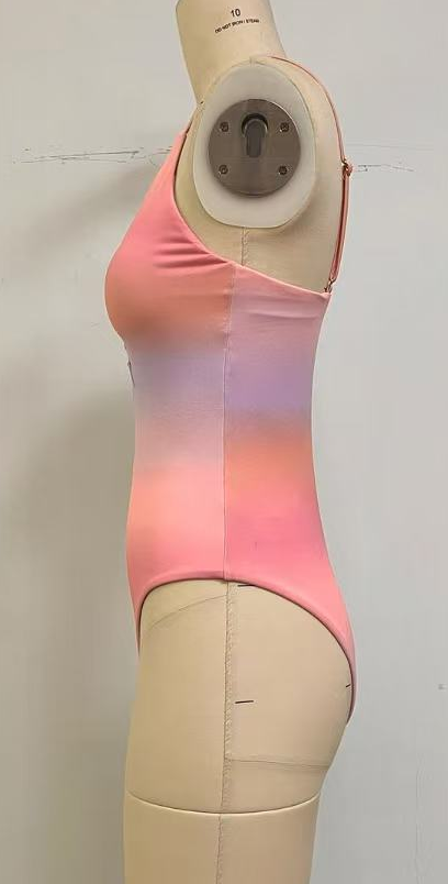 Pink-purple gradient swimsuit