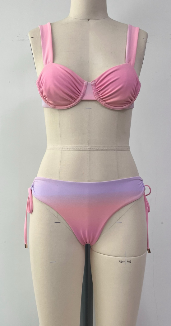 pink-purple gradient bikini
