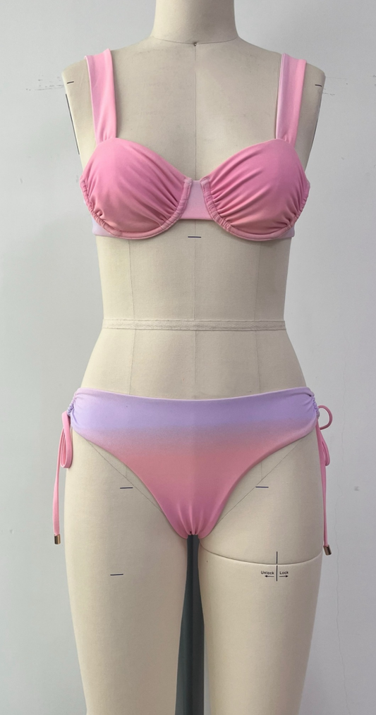 pink-purple gradient bikini