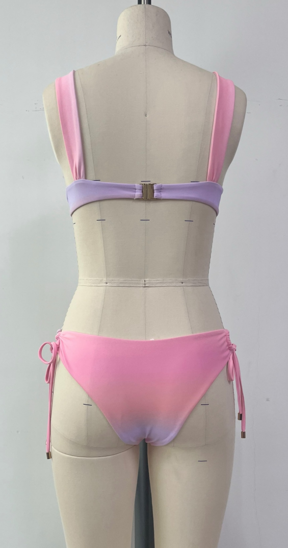 pink-purple gradient bikini