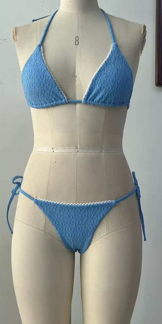 light blue bikini