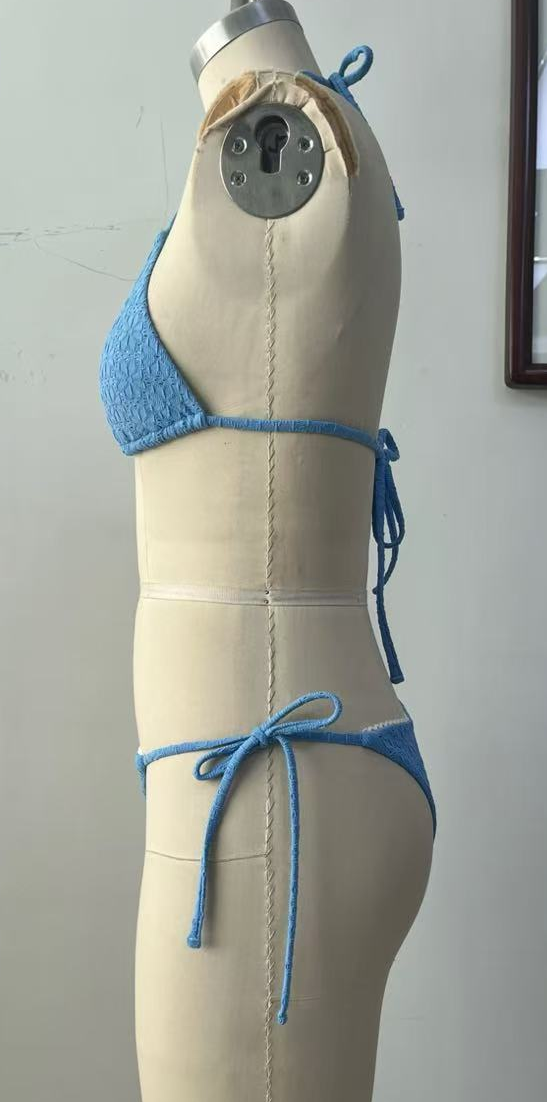 light blue bikini