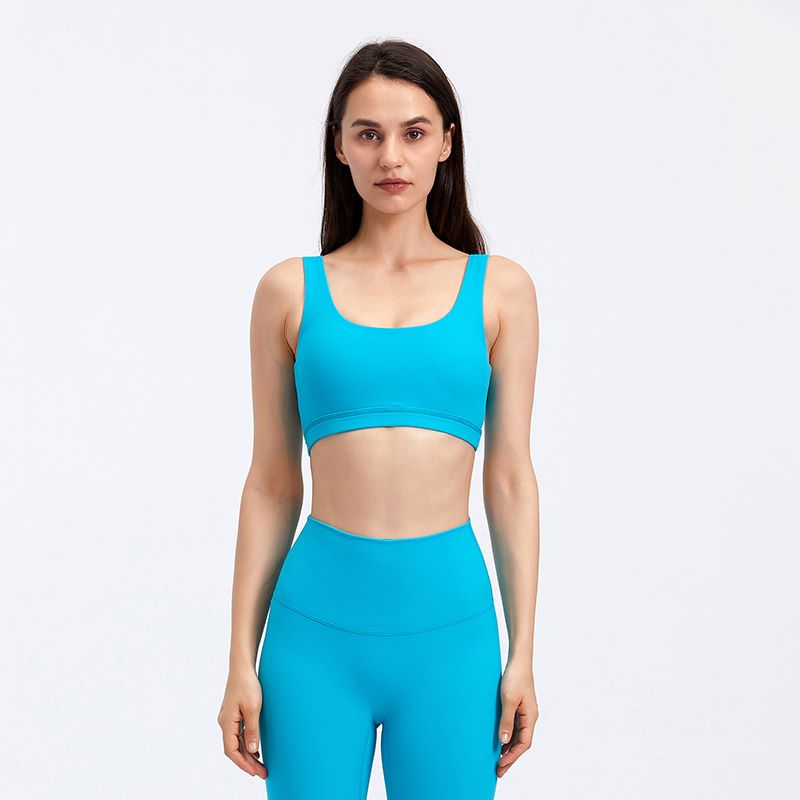 Solid color beauty back sports bras