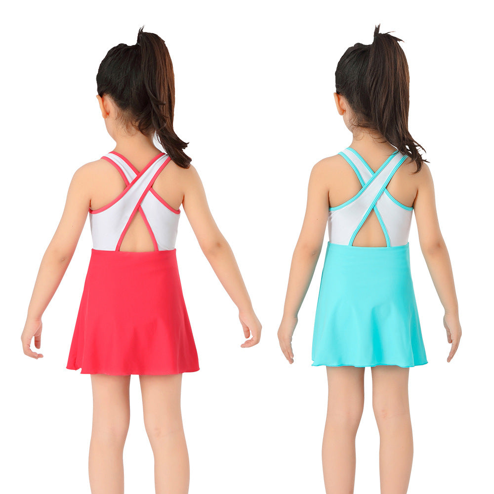 Girls Professional One Piece Swimsuit