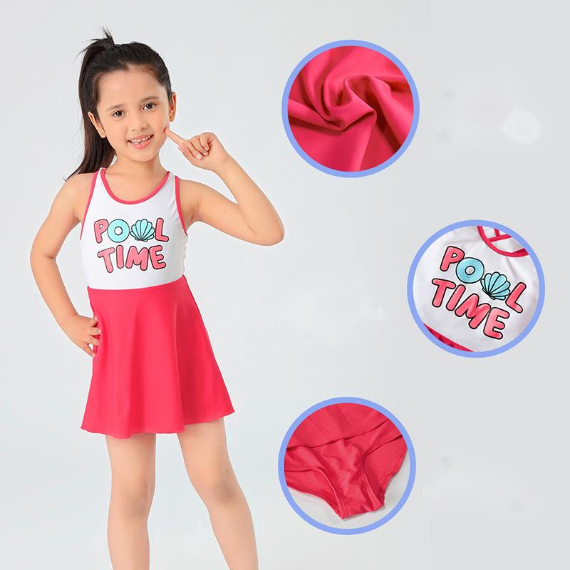 Girls Professional One Piece Swimsuit